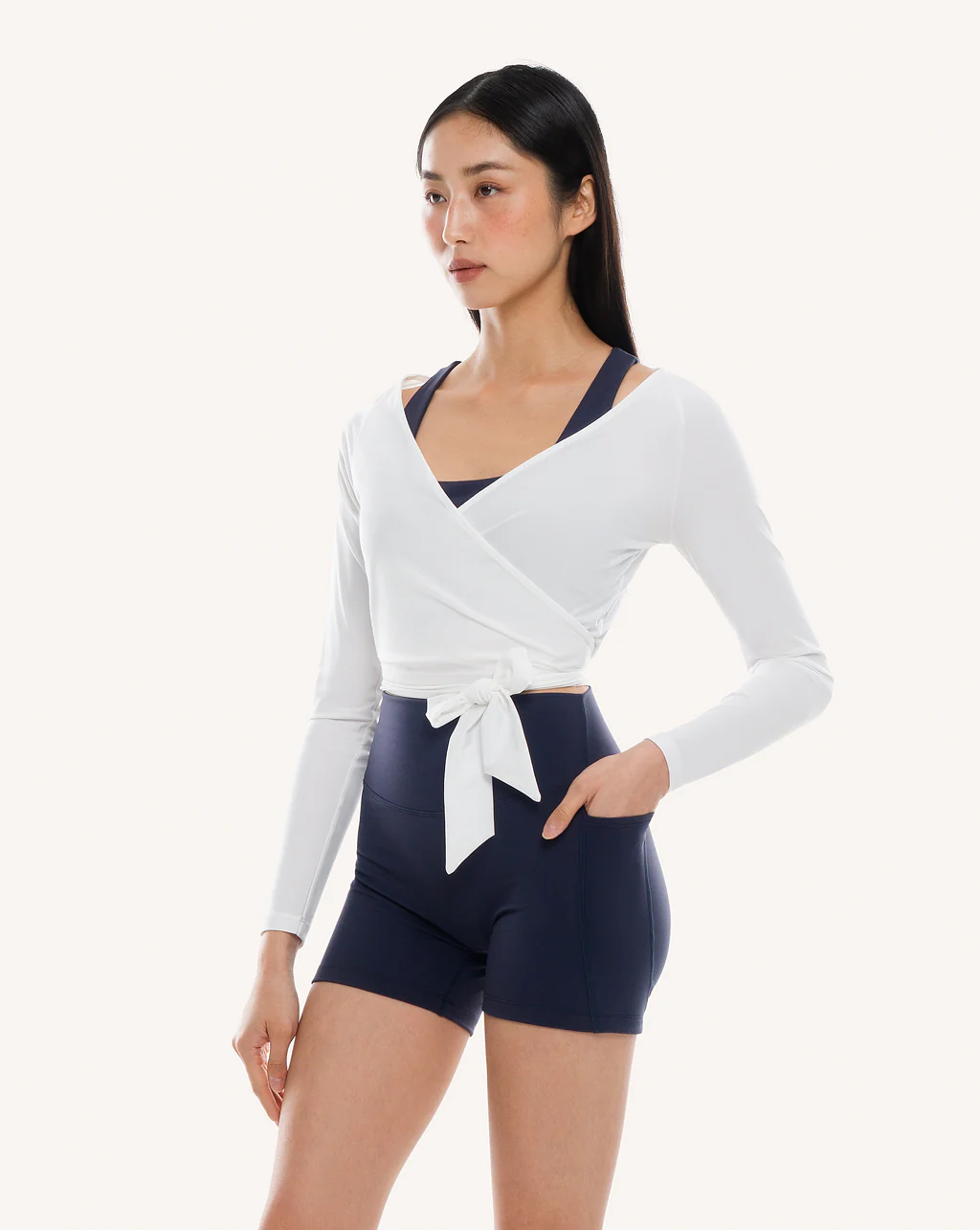 City Wrap Long Sleeve Top - Image 10