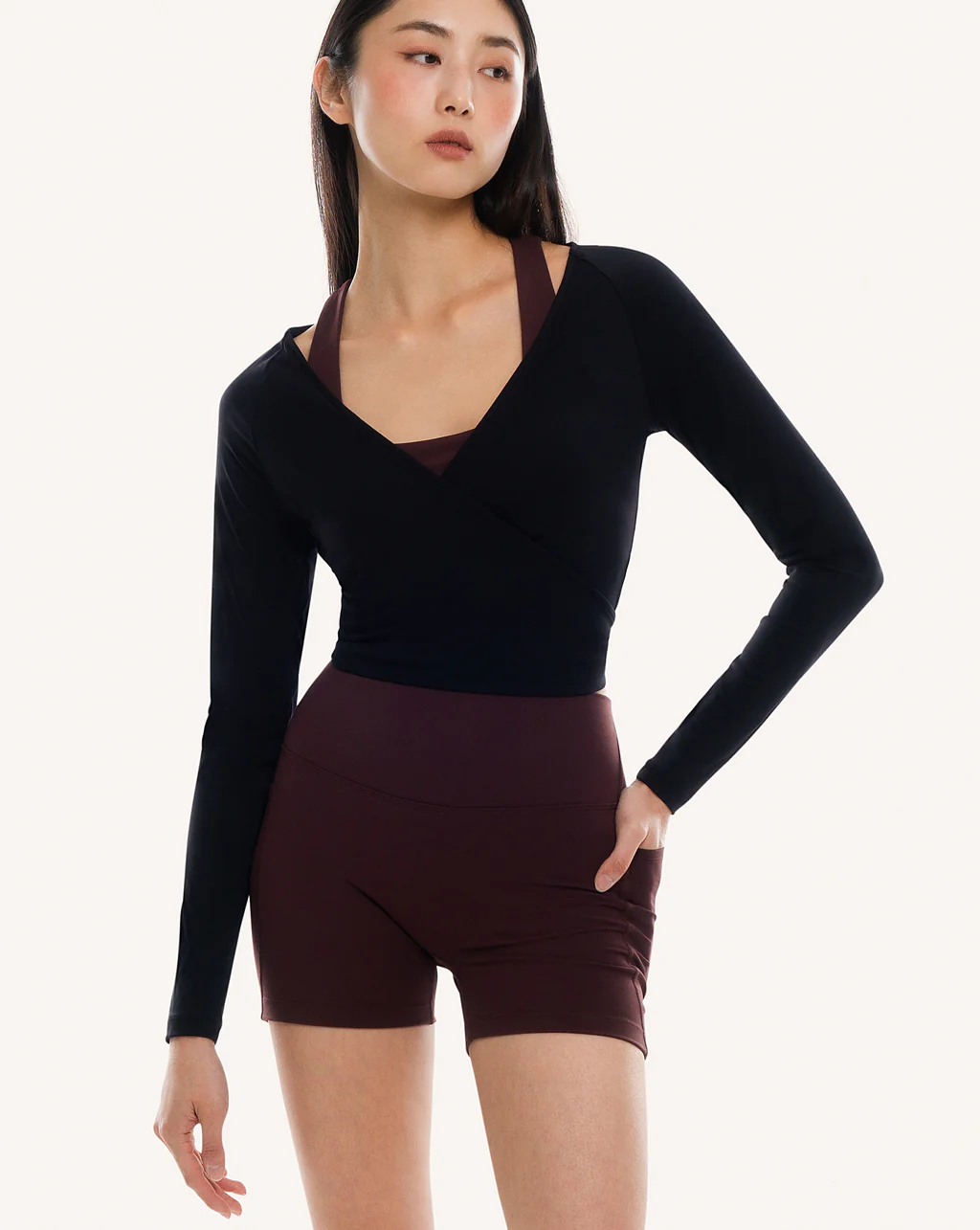 City Wrap Long Sleeve Top - Image 17