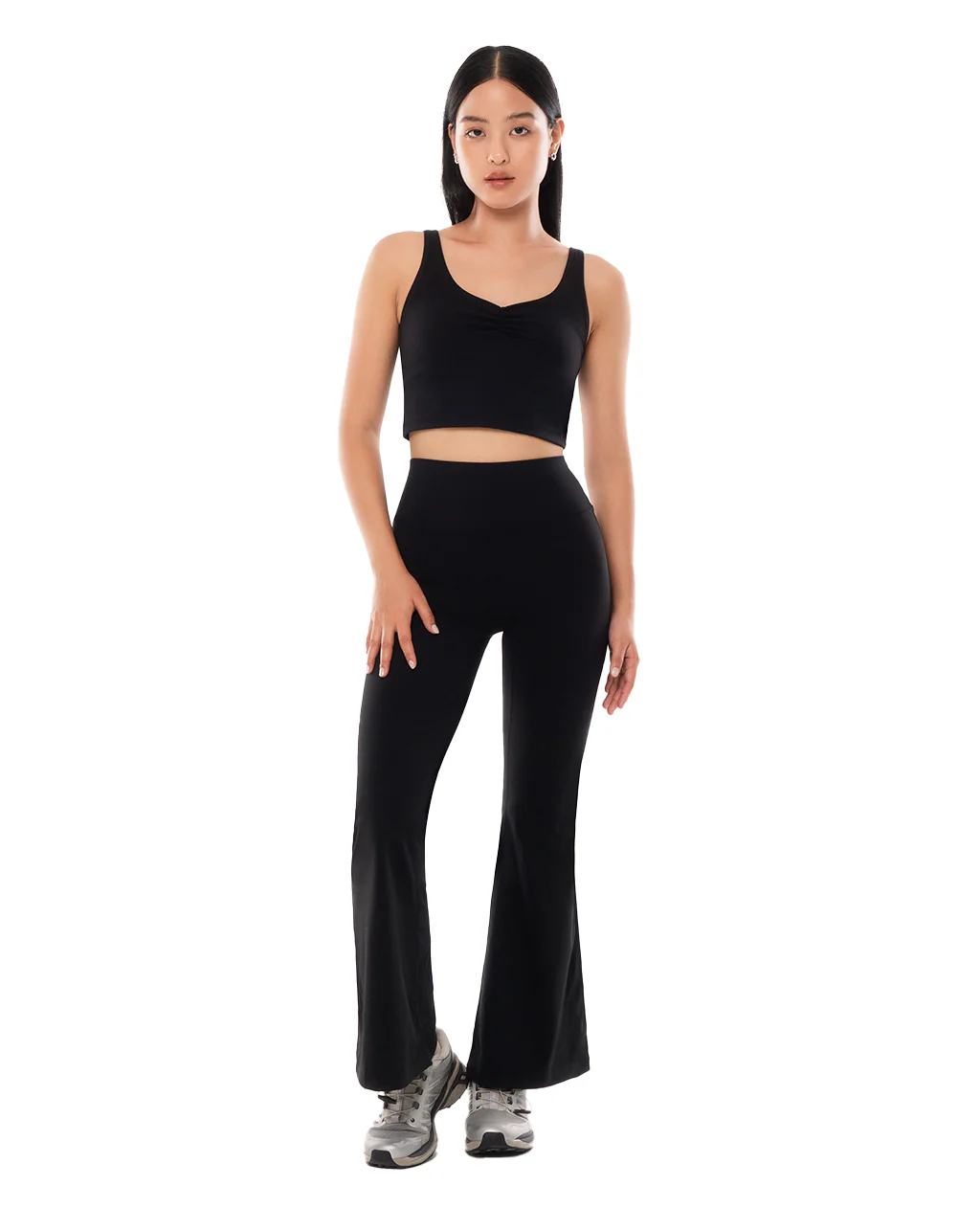 Define Invisible Scrunch Flare Legging Petite 28" - Image 15