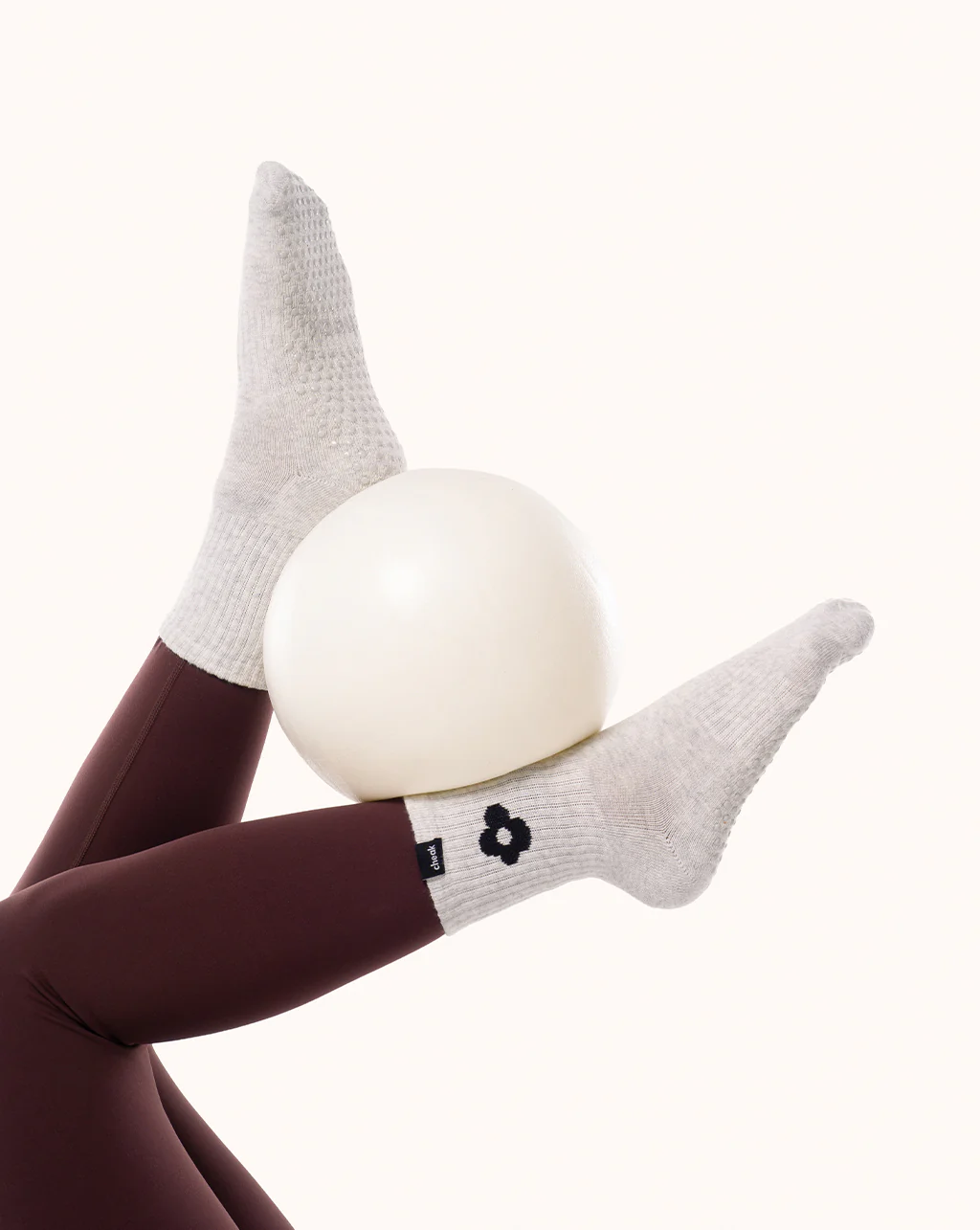 Pilates Crew Socks - Daisy - Image 3