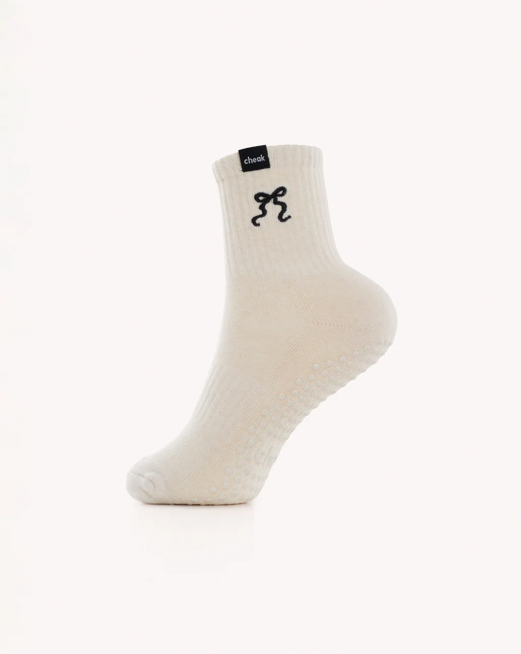 Pilates Crew Socks - Bow - Image 3
