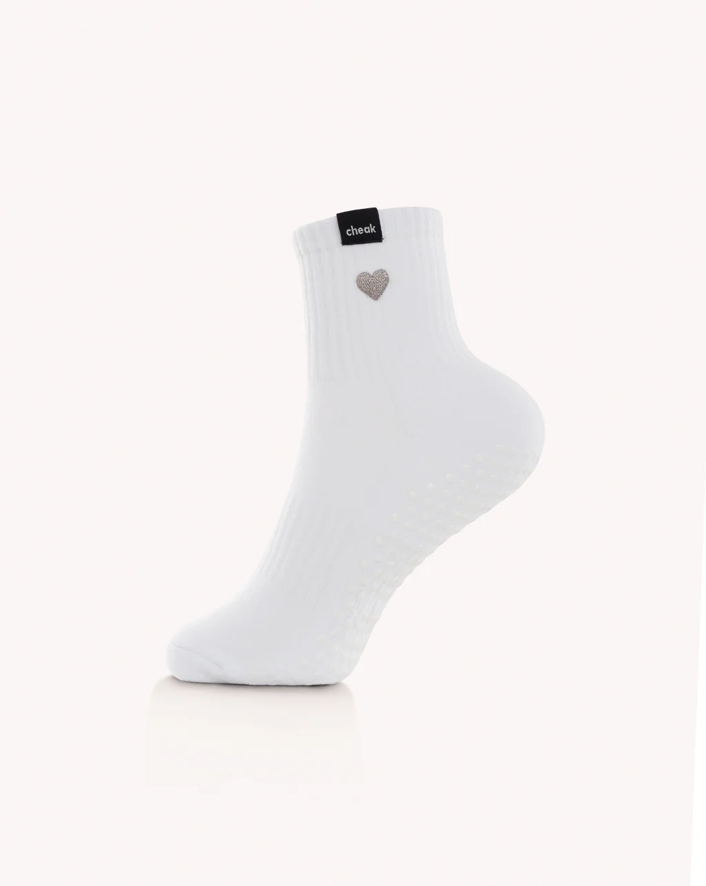 Pilates Crew Socks - Heart - Image 3