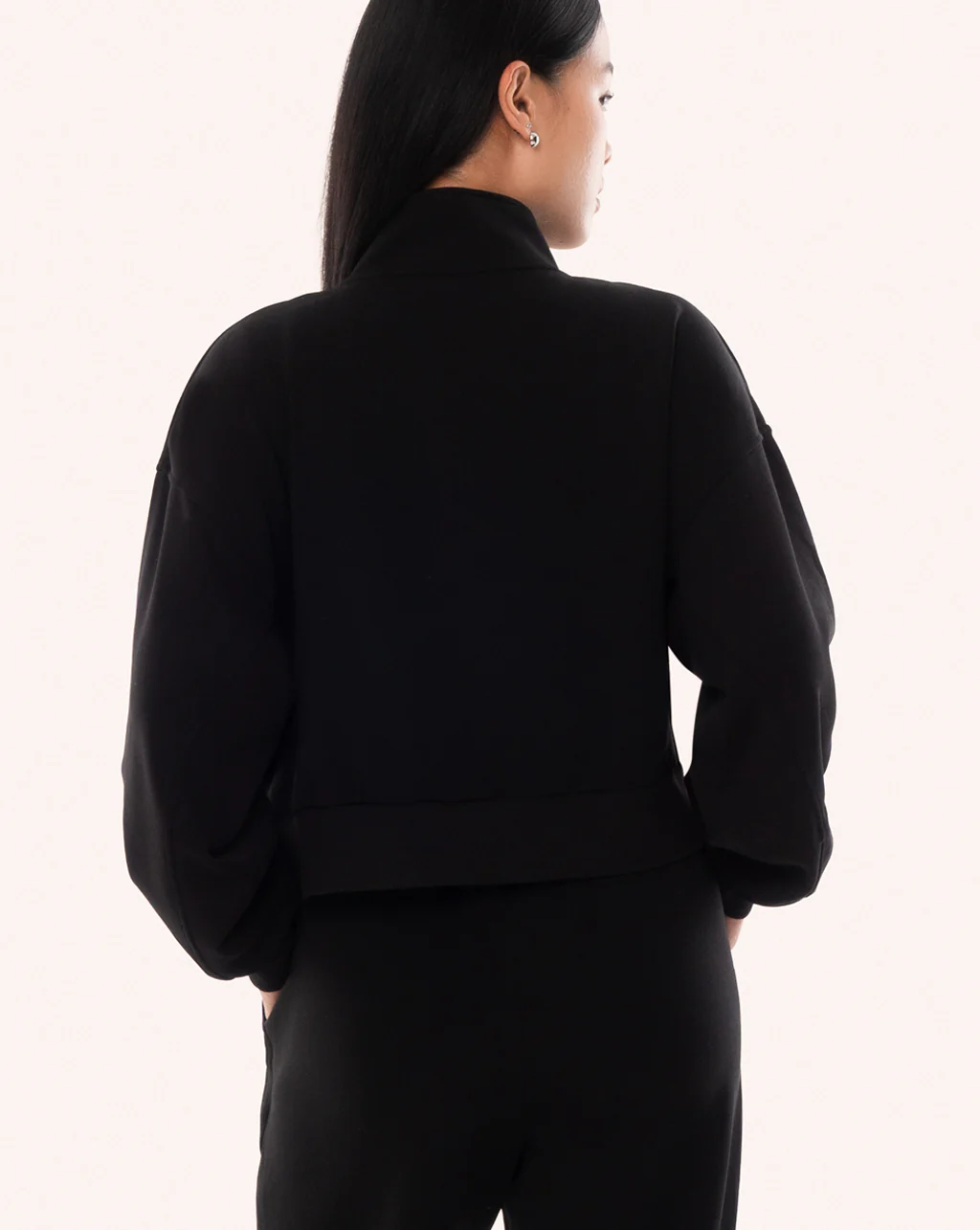 Quarter Zip Sweater Crop - Image 22