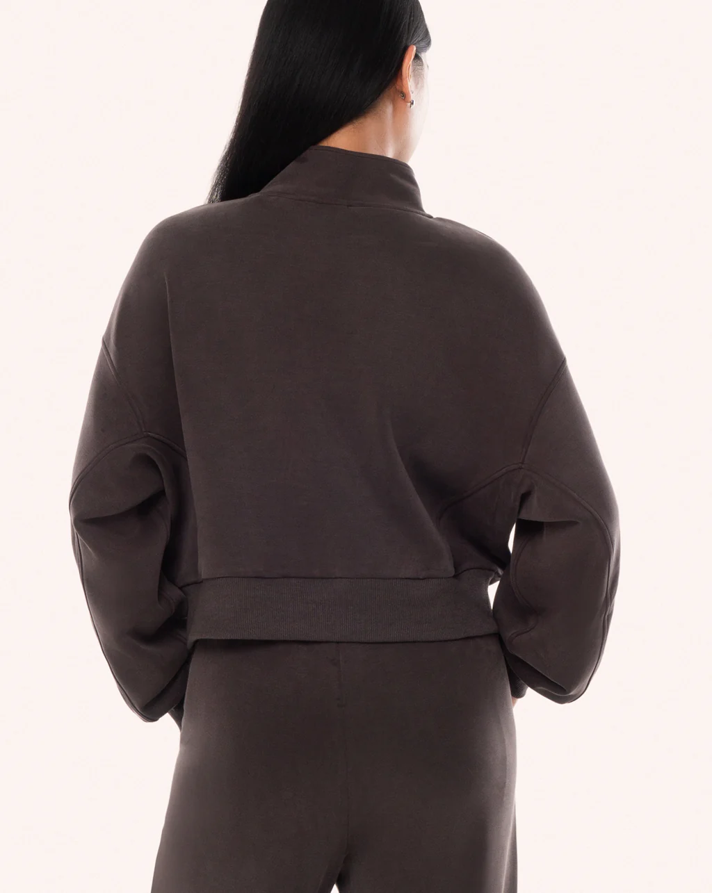 Quarter Zip Sweater Crop - Image 24