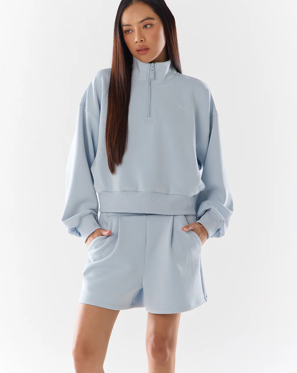 Quarter Zip Sweater Crop - Image 4