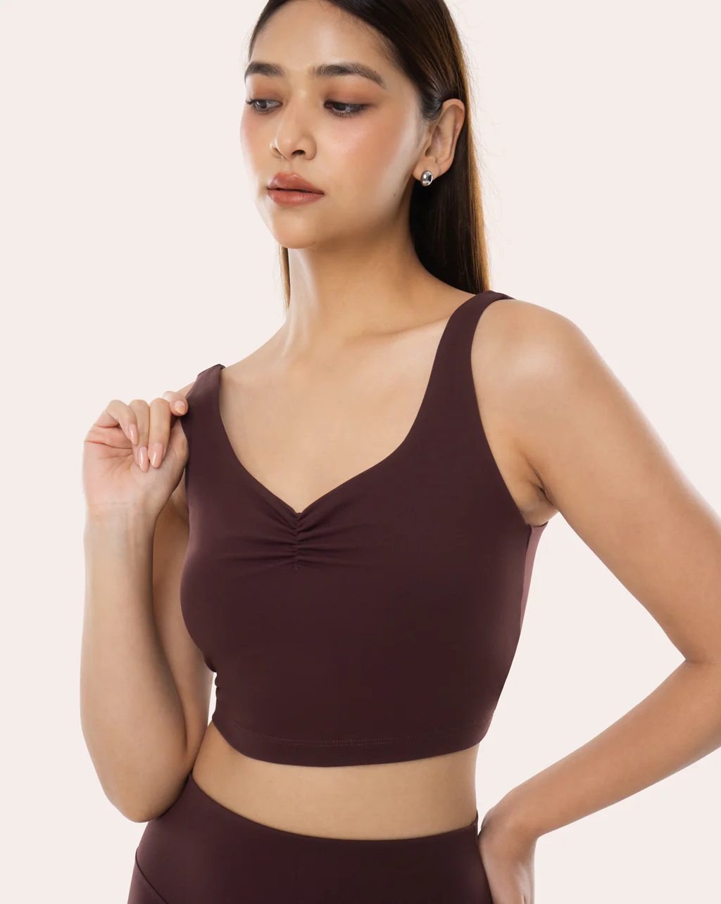 Scrunch Longline Bra - Image 10