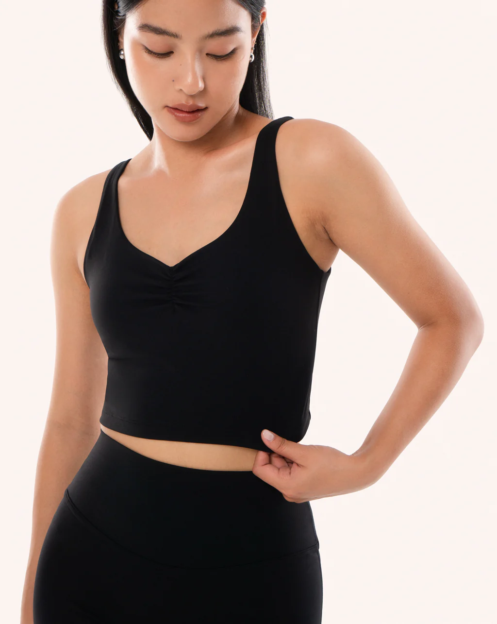 Scrunch Longline Bra - Image 6