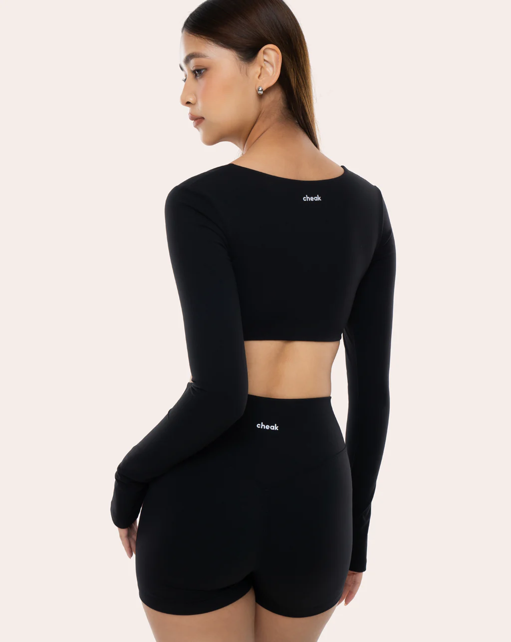 Scrunch Padded Long Sleeve Top - Image 12